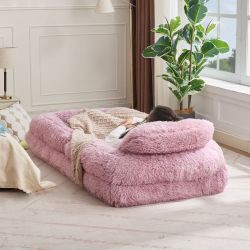 [NEW ARRIVED] [VIDEO PROVIDED] Human Dog Bed,Lazy Sofa,5-Position Adjustable Convertible,Floor Gaming Chair,bedroom, living room,Suitable for gaming, 