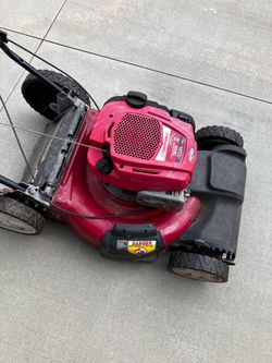 Perfect running self propelled modern OHV lawnmower & I accept trade ins!