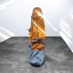 Vintage Burton Snowboards Padded Travel Bag Orange and Grey