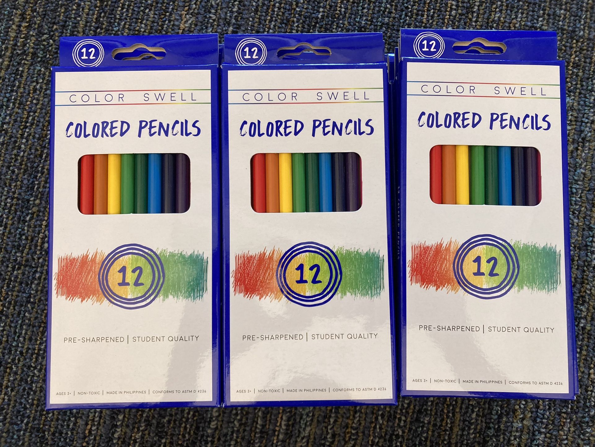 Color Swell - Colored Pencils 12ct (30 Boxes)