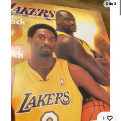 Kobe Bryant #8 & Shaq Lakers 2001-2002