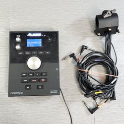 Alesis Command Advanced Drum Module with Snake Cable/Power Adapter/Mount