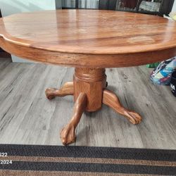 Solid Oak Antique Table
