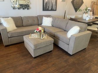 Light brown sectional