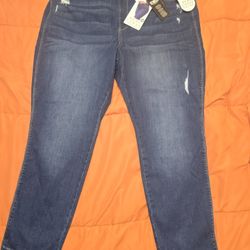 Rewash Brand Pull On High Rise Jeans-24W(nn)