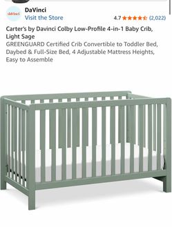 Baby Crib, Mattress, and Mobile