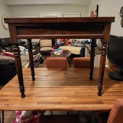 RARE Antique Mahogany Flip Top Game Table 19th Century/Pre-1880s Secret Compartment 