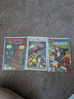 Deadpool, Transformers, Deathstroke, Lot of 3