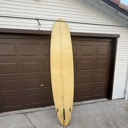 Vintage Besell longboard surfboard