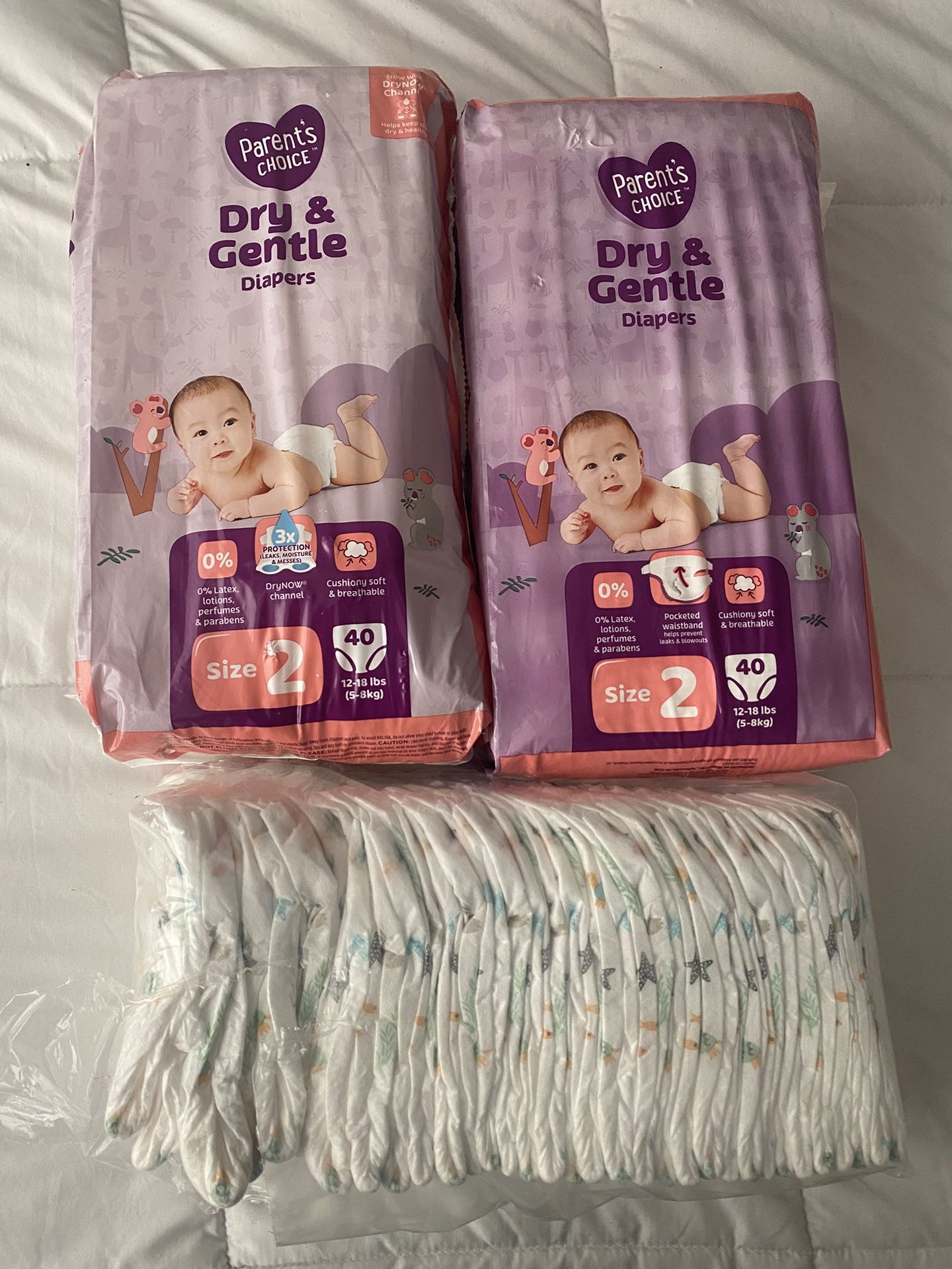 Size 2 And 1 Diapers