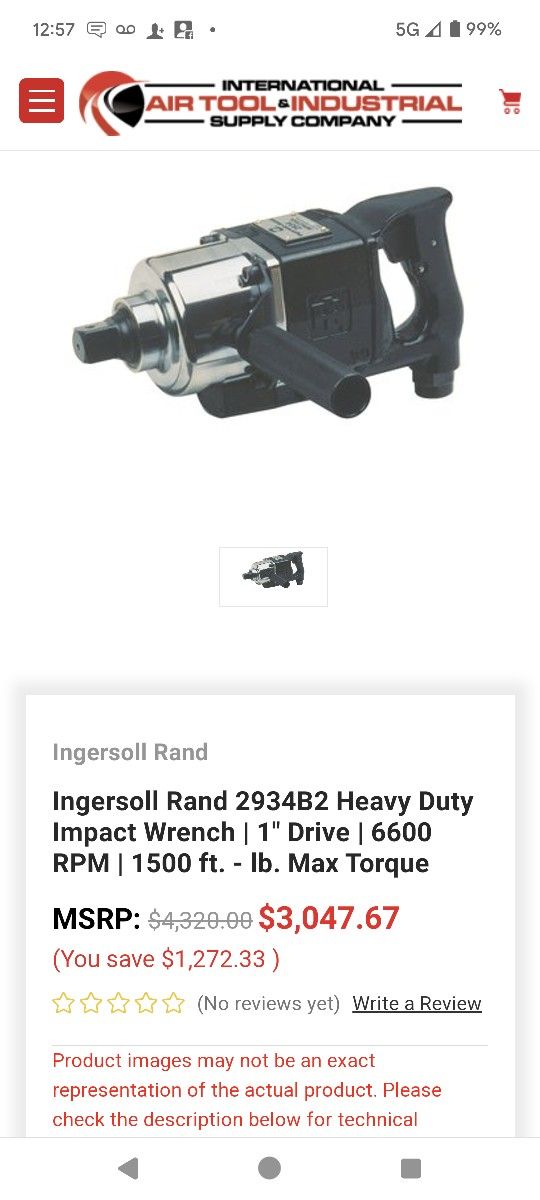 Ingersal Rand Heavy Duty Impact