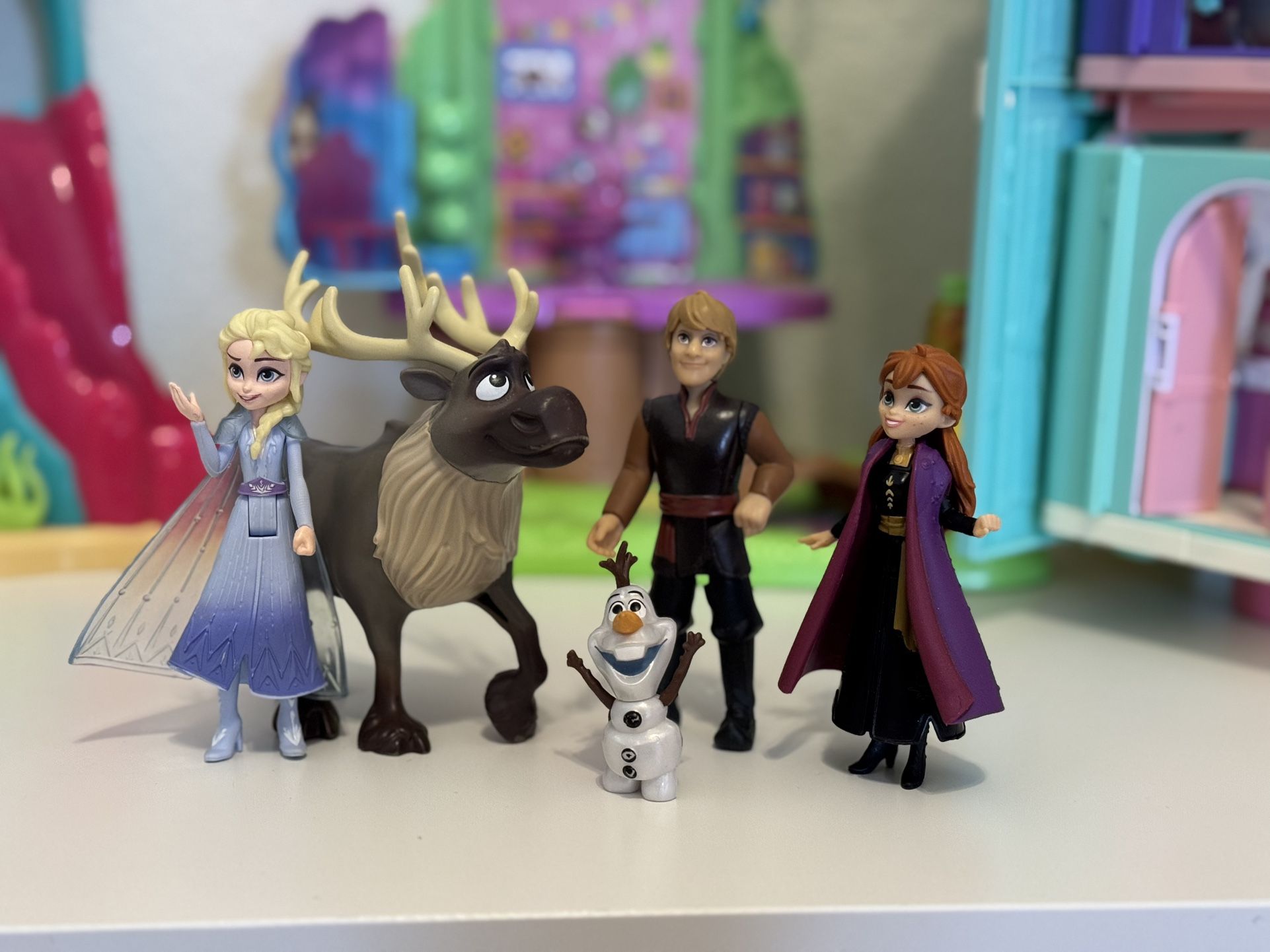 Frozen Action Figure Set Elsa Anna Kristoff Sven Olaf