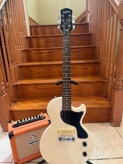 Epiphone Custom Shop Limited Edition Les Paul Jr w/ Orange Crush 12