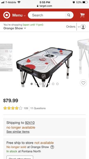 Nhl Rec Tec Air Hockey Table 25 For Sale In Lake Elsinore Ca