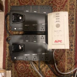  Surge Protector Battery Backup Unit Only  White One Is Still Available 