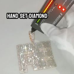 Custom Vvs Diamond Moissanite Pendant