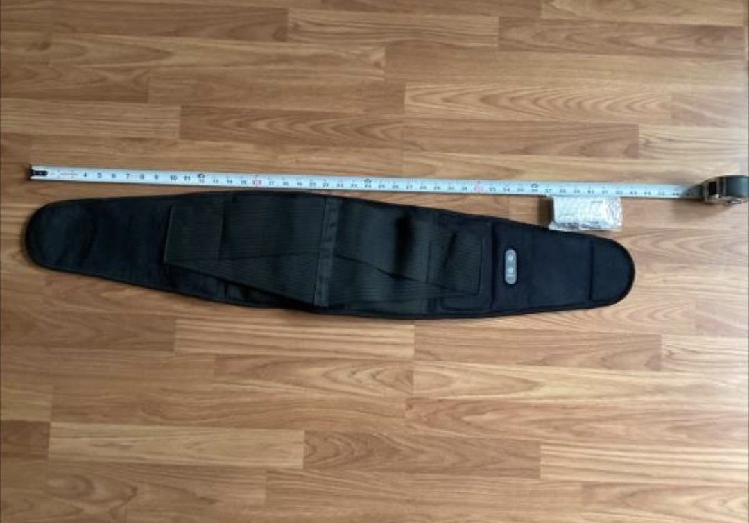 Cordless heating and massage supports belt for lower back