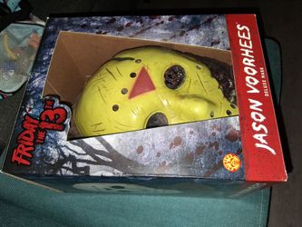 JASON FRIDAY THE 13TH  DELUXE MASK IN THE BOX  FOR $70.00