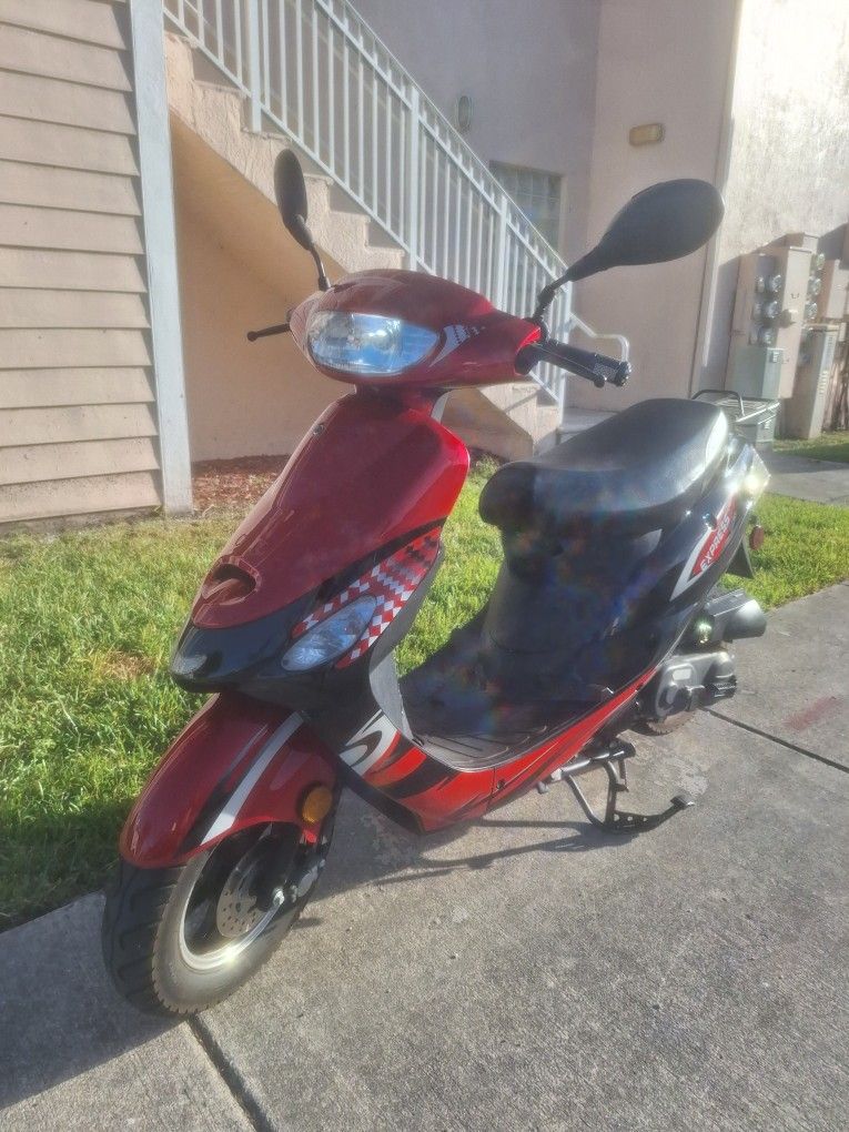 Red Scooter