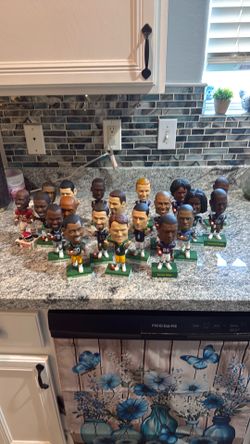 NFL bobble head collection