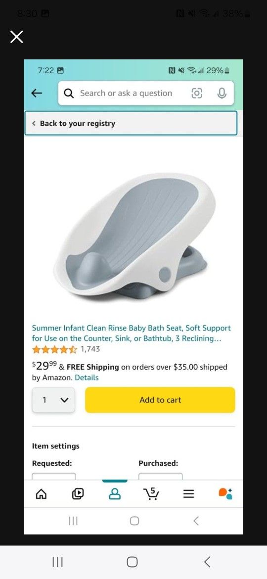 Baby Bath Seat