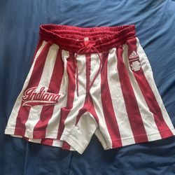 Eric Emanuel Striped Indiana Hoosiers Shorts