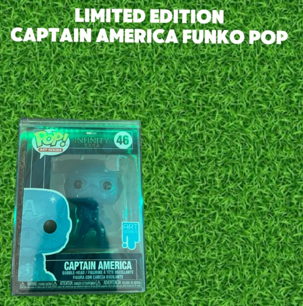 Captain america art series funk pop