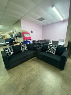 Sofa and loveseat
