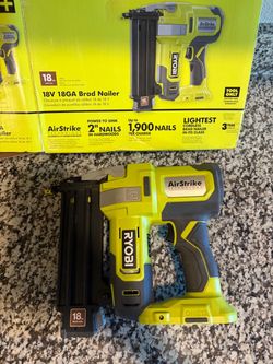 Ryobi 18V 18GA Cordless Brad Nailer
