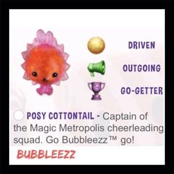 NIB ORB Bubbleez Posy Cottontail