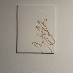 One Line Hand Painting $5
