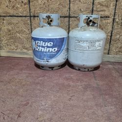 Propane Tanks One With Fuel