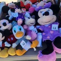 Mickey's Stuffed Dolls 