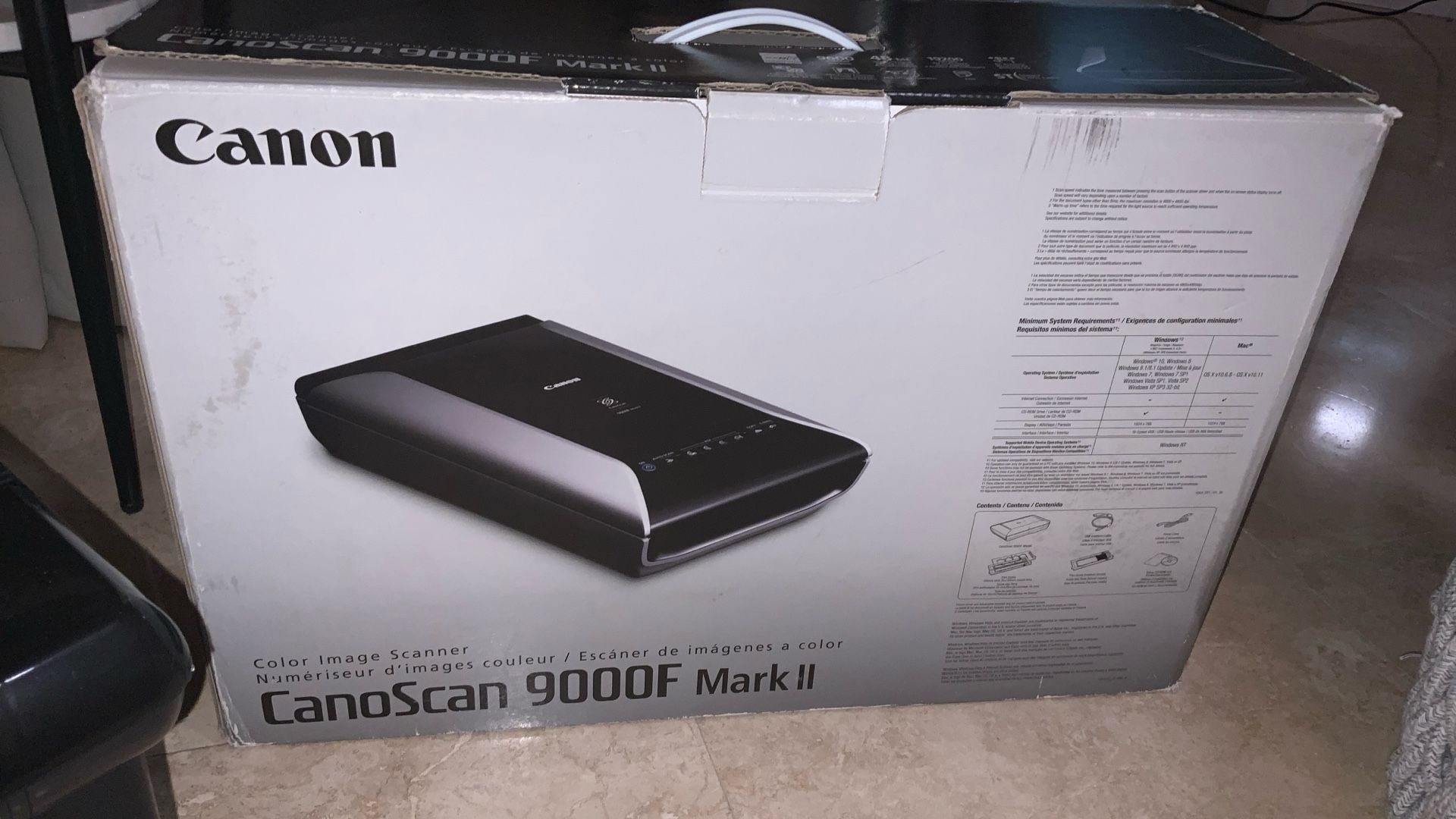 NEW SCANNER Canon CS9000F MKII CanoScan 9000F MKII Photo, Film and Negative Scanner, Flatbed