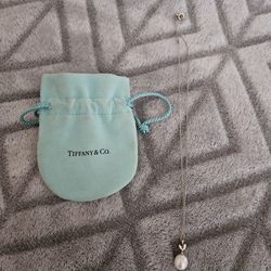 Tiffany and Co. Drop Pearl Necklace