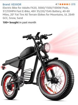XLarge E- bike Motorcycle never used.. too powerful
