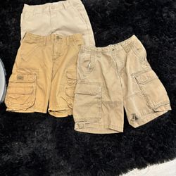3 Pairs Of   Cargo Shorts Size  8/10
