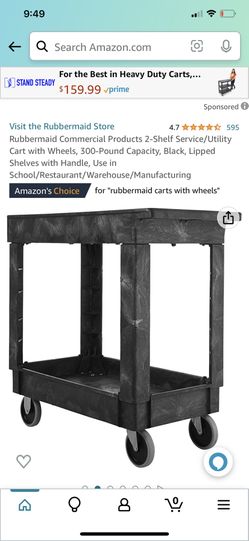 Rubbermaid Rolling Cart