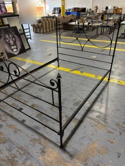 Vintage Queen Metal Bed Frame