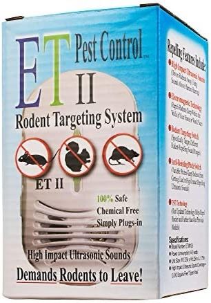 ET Pest Control II “Rodent Targeting System” | Ultrasonic Pest Repeller Mice Repellent