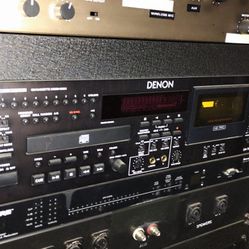 Denon Dn-t645 Cd And Cassette Combo Deck Player And Recorder In Beautiful Condition 