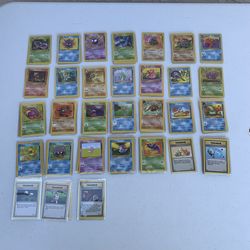 Pokémon Cards - 197 Fossil Set Vintage Cards Bulk