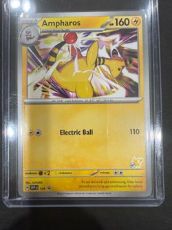 Pokemon, Ampharos - Pikachu 47 - Battle Academy 2024