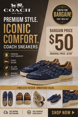 Men’s coach shoes