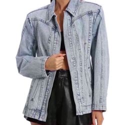Avec Les Filles Oversized Corset Seam Jacket  Size Small 