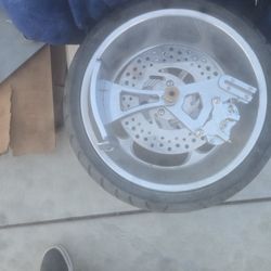Big Rear Tire For Harley Custome 