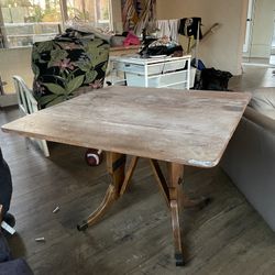 Table, antique, adjustable