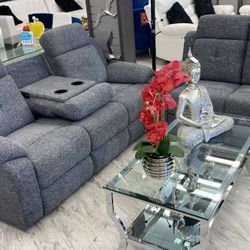 Sofá + Loveseat Reclinable. Listo Para Llevar