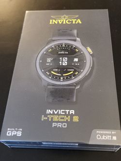 New Invicta 46mm Smartwatch Multi-function Yellow Band