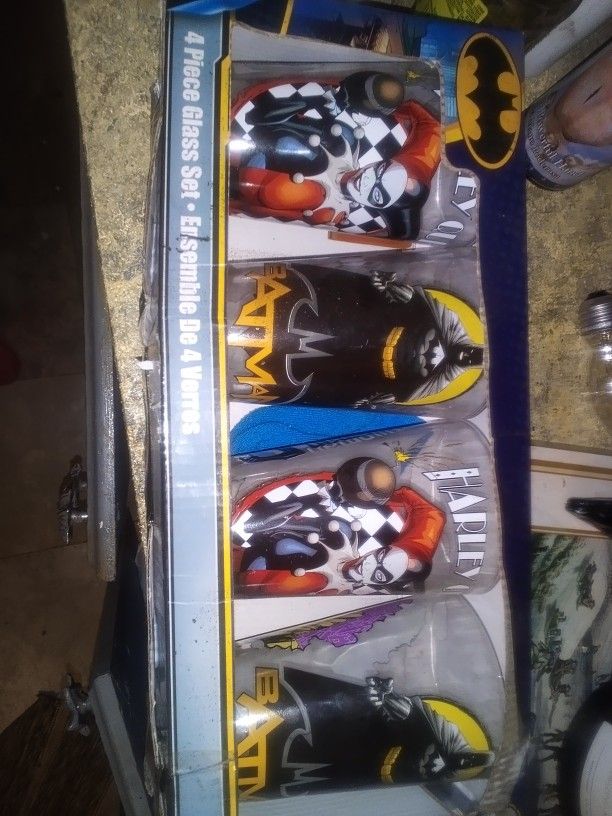 Bat Man Collector Glass Tumblers